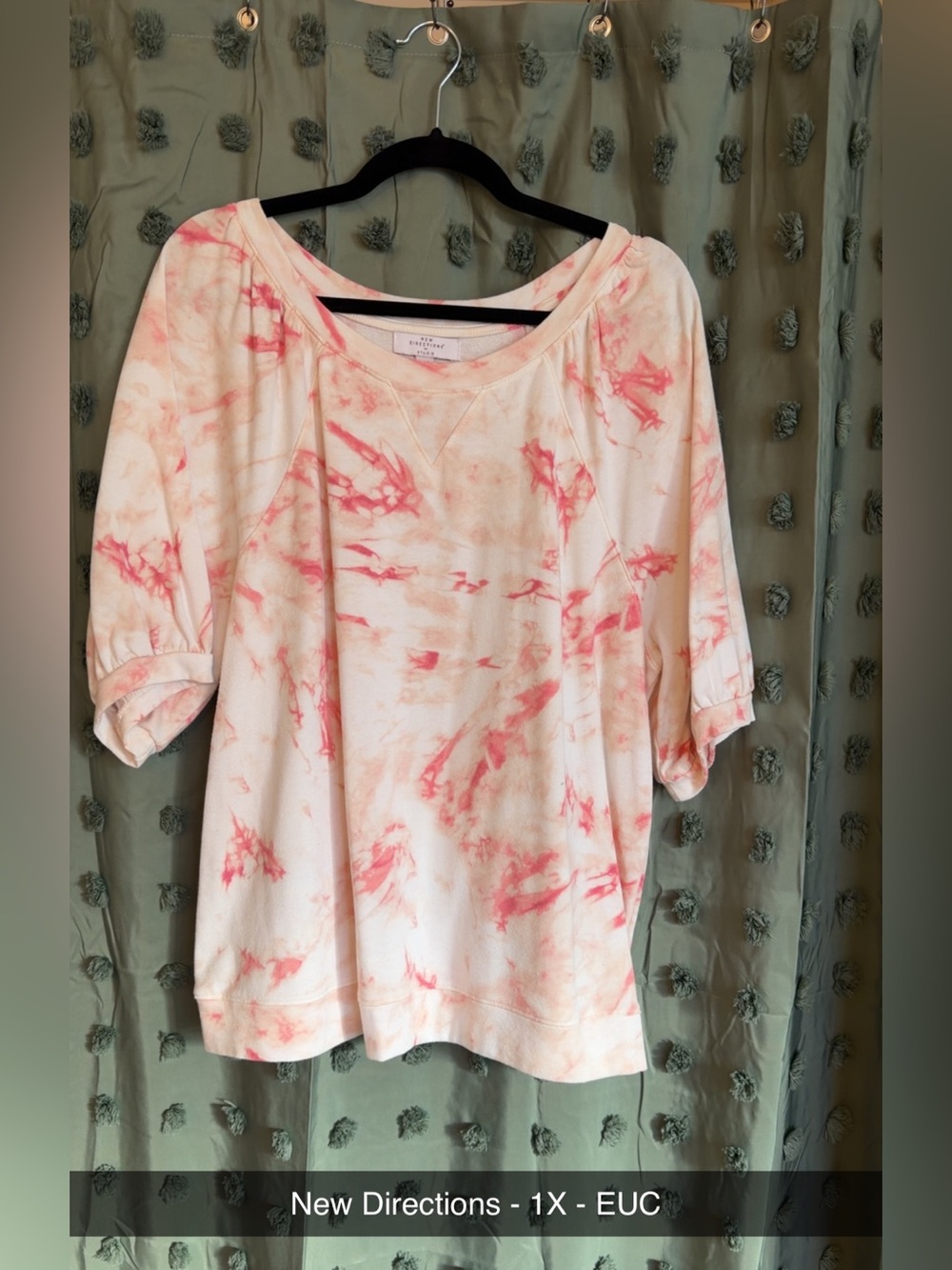 PLUS SIZE New Directions Tie Dye Shirt
